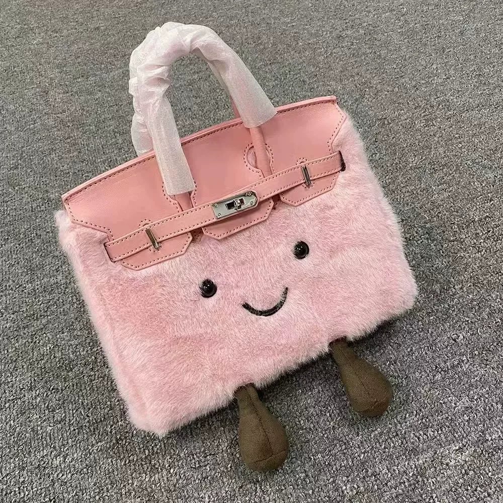 💕Hot sale 💥🎀 2025 New Hot Selling Women’s Plush Handbag – Exquisite, Cute & Functional