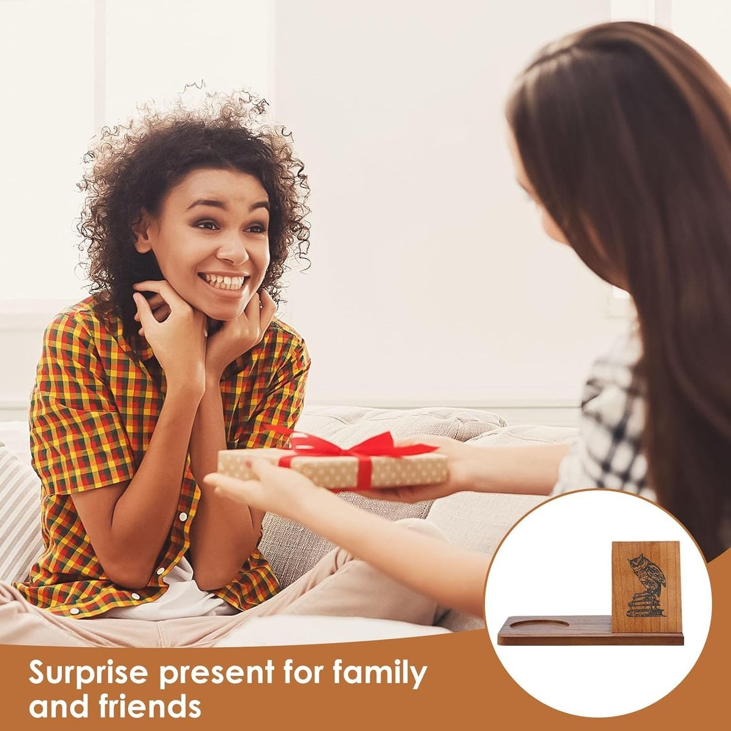 🎅🎄Christmas Sale - Owl-shaped Bookshelf, Triangular Wooden Bookshelf, Slotted Wooden Bookshelf