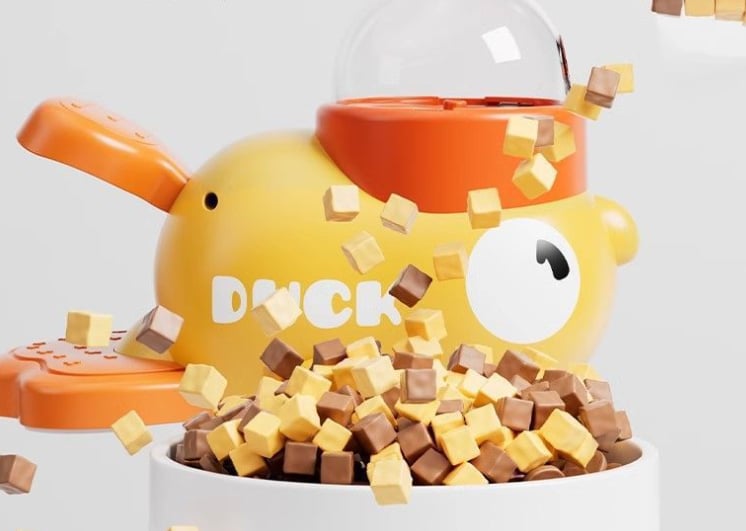 🐾 Duck-Shaped Pet Treat Dispenser: Interactive Feeding Toy for Cats & Dogs