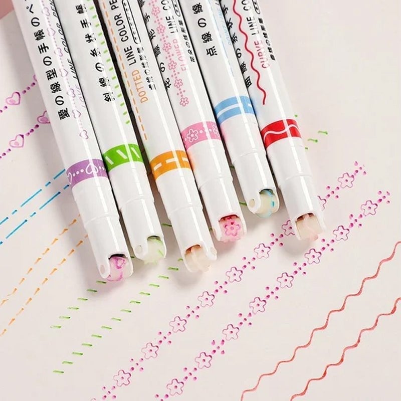 🌈Curve Highlighter Pen-🔥Buy More,Save More🔥
