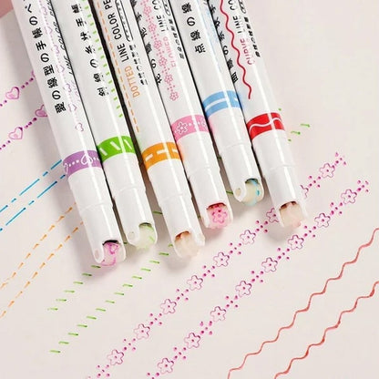 🌈Curve Highlighter Pen-🔥Buy More,Save More🔥