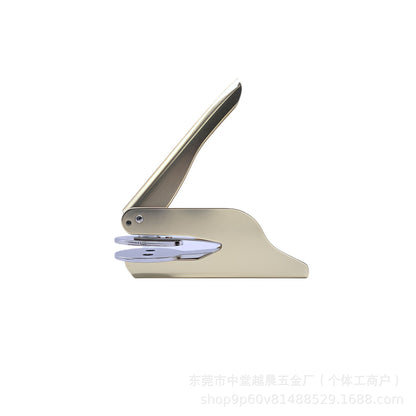 ✨Hand Engraved Personalized Stamp – Elegant Embossing Machine for Custom Bookmarks, Wedding Invitations & Paper Crafts | Unique Gift for Women, Teachers & Craft Enthusiasts!✒️