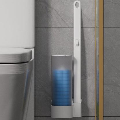 💥Big sale💥 ⏳Disposable Toilet Cleaning System💧Wall-Mounted Toilet Brush with Refillable Cleaning Pads, Effortless Deep Cleaning & Hygienic Bathroom Solution!🚽