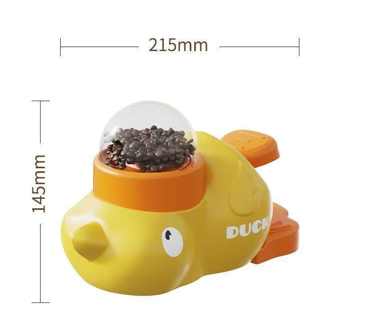 🐾 Duck-Shaped Pet Treat Dispenser: Interactive Feeding Toy for Cats & Dogs