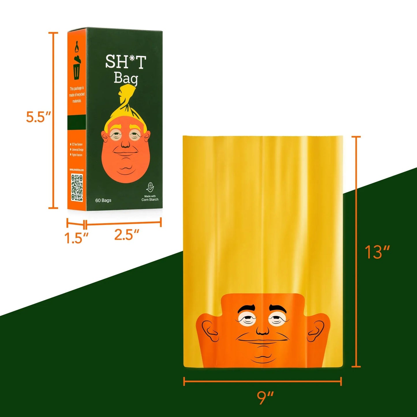 💩SH*T Bag(60 Count) — "The Most Presidential Poop Bag Ever!"