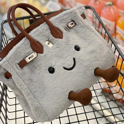 💕Hot sale 💥🎀 2025 New Hot Selling Women’s Plush Handbag – Exquisite, Cute & Functional