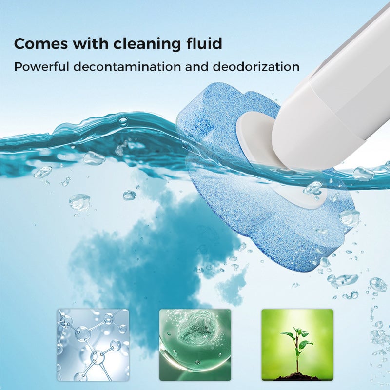 💥Big sale💥 ⏳Disposable Toilet Cleaning System💧Wall-Mounted Toilet Brush with Refillable Cleaning Pads, Effortless Deep Cleaning & Hygienic Bathroom Solution!🚽